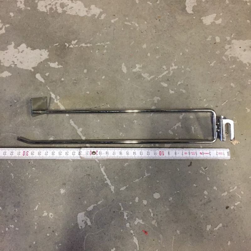Enkelspjut med etikettbricka 300 mm - begagnat
