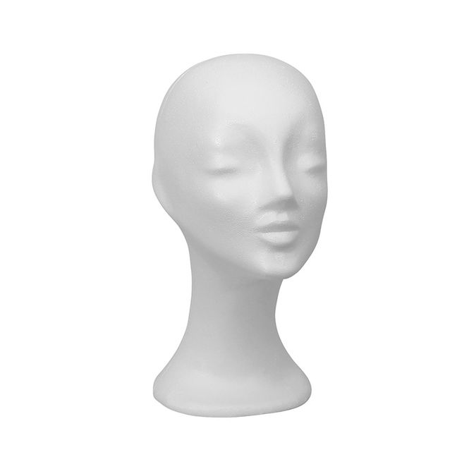 Huvudbild Frigolithuvud dam vit