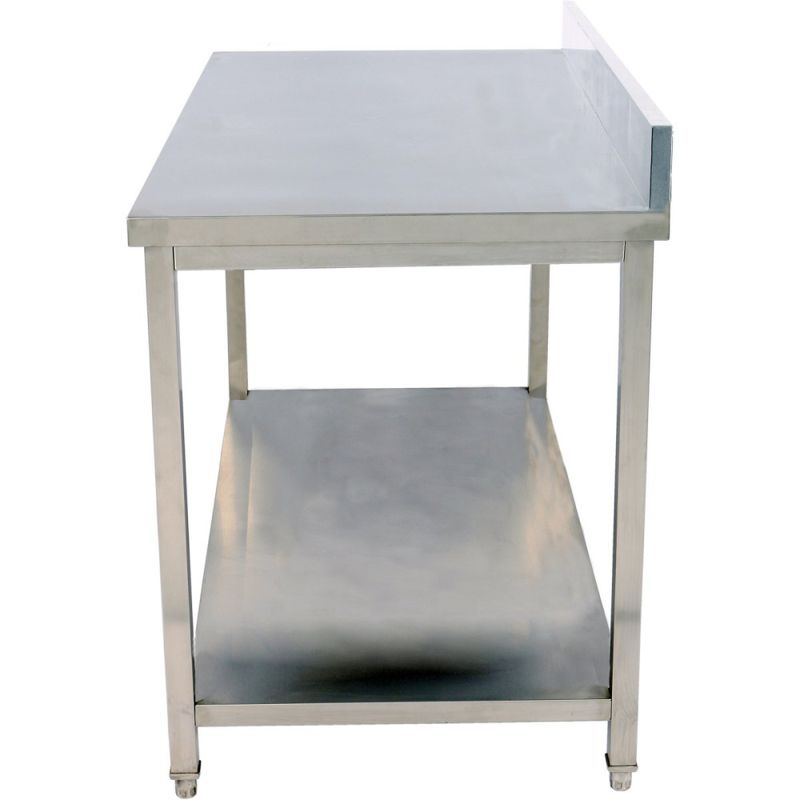 Arbetsbänk Rostfri underhylla 800x700x850mm
