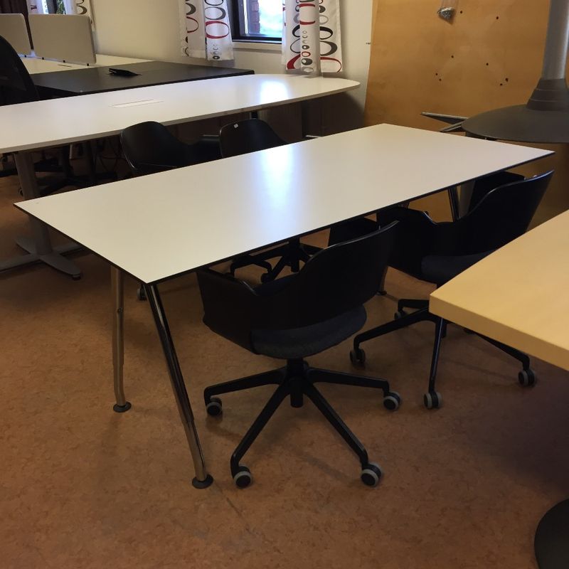 Bord 160x80 vit - begagnad