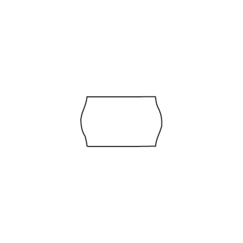 Etikett Meto 26x16mm G2 vit