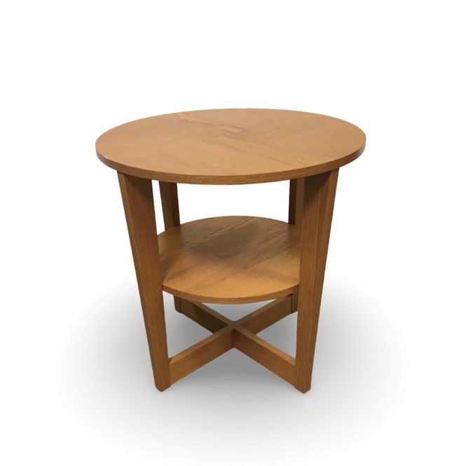 Huvudbild Soffbord Ikea Vejmon Ø 60cm ek - begagnat