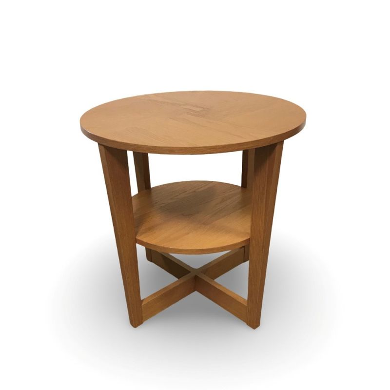 Soffbord Ikea Vejmon Ø 60cm ek - begagnat