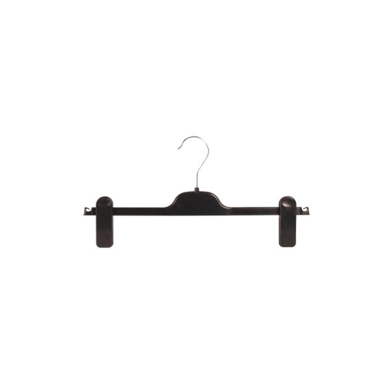 Clipshängare plast 36 cm 100-pack svart