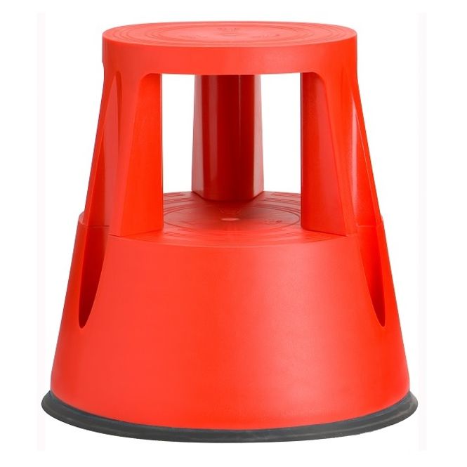 Huvudbild Stegpall Twin lift 2-steg plast Röd