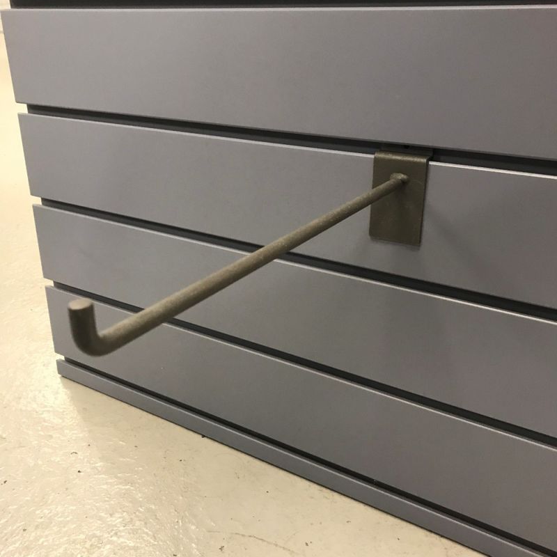 Enkelspjut 300 mm grå för spårpanel - begagnat