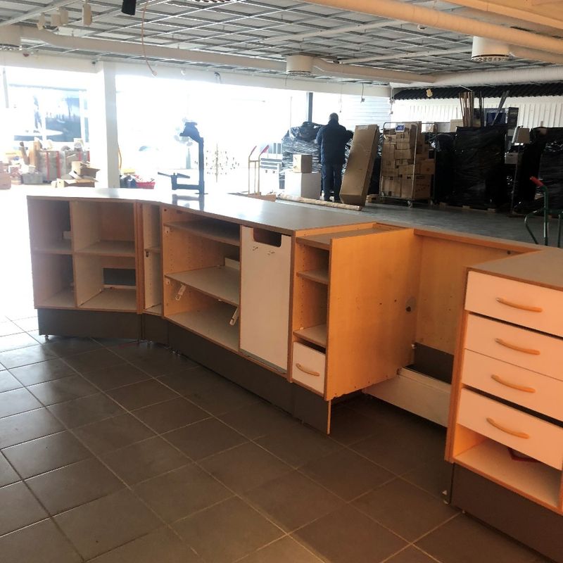 Butiksdisk Hestra 7 delar - begagnad