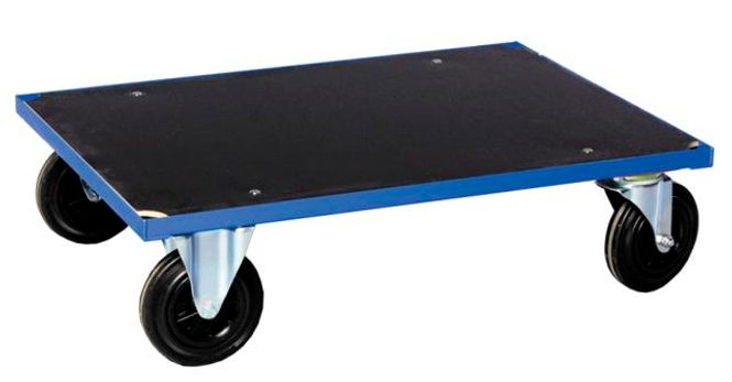 Huvudbild Enkelvagn | MDF-laminat | Blå lackad