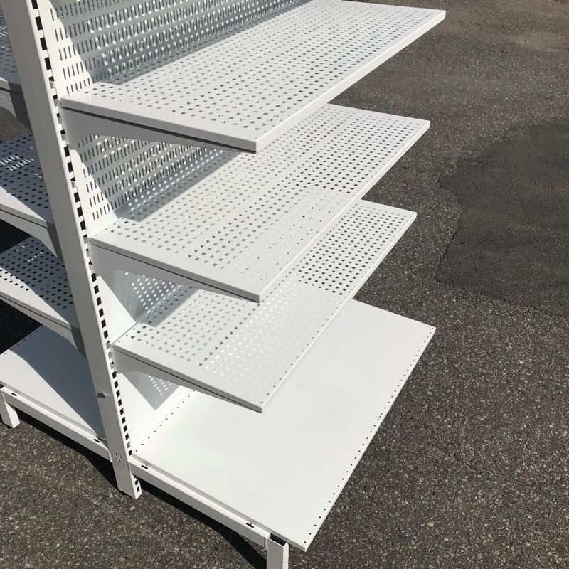 Butiksinredning Ricana hög T-stativ vit - begagnad