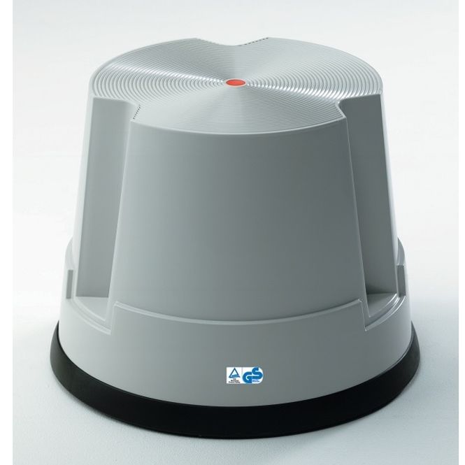 Huvudbild Stegpall Twin easy 1-steg plast Ljusgrå