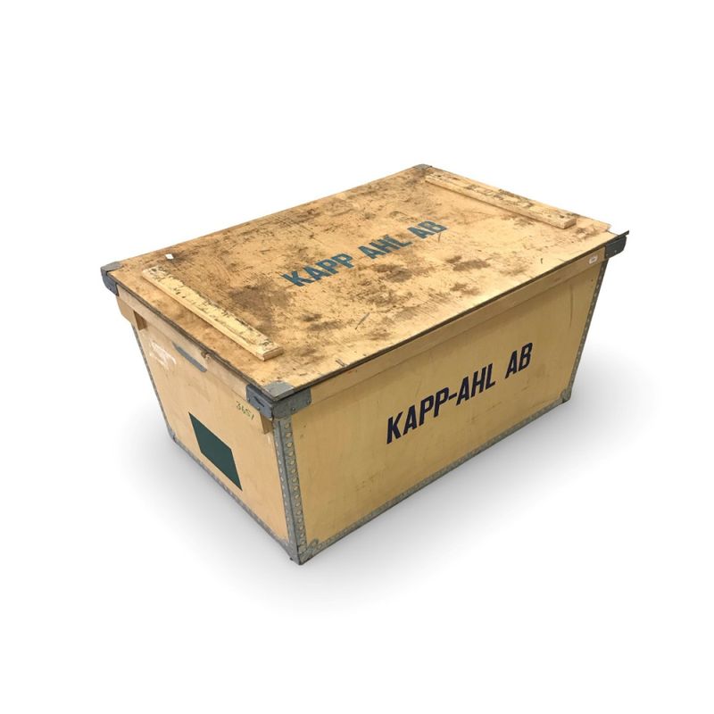 Låda plywood - begagnad