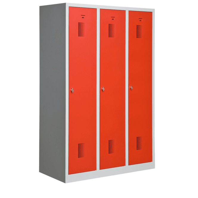 Huvudbild Klädskåp 400 röd | 1-3 dörrar