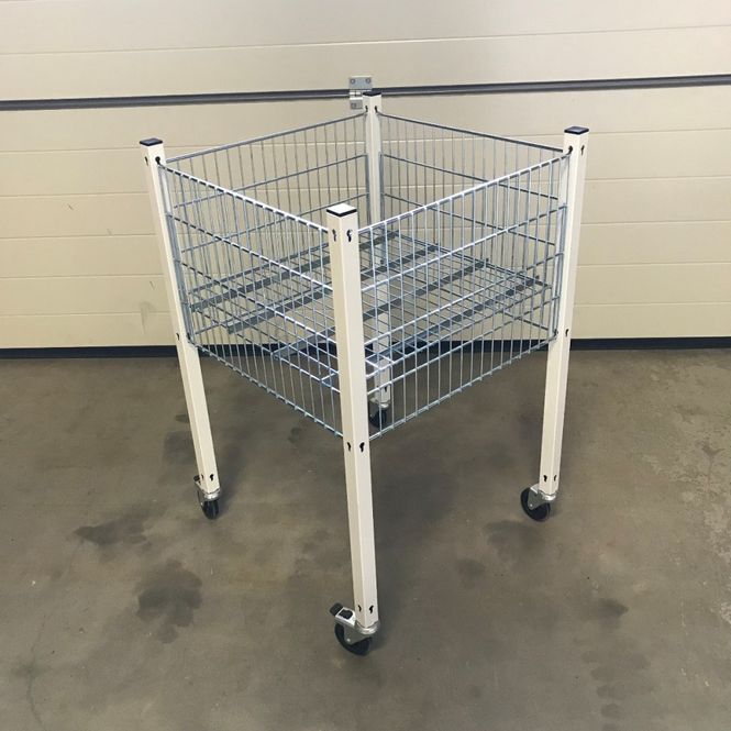 Huvudbild Störtkorg 550x550 mm vit/krom - begagnad