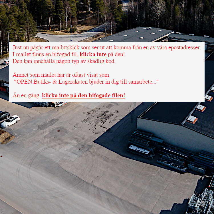 BESÖK VÅR BUTIK PÅ CEMENTVÄGEN 18