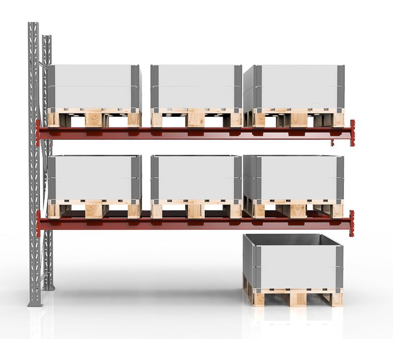 Pallställ påbyggnadssektioner Höjd 2500mm