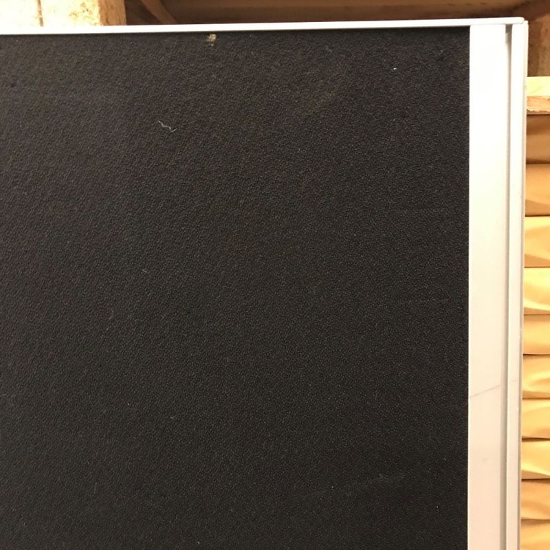 Bordsskärm 180x70 cm svart - begagnad